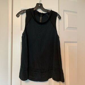 Madewell Silk Black Tank Cami Shirt Layered M Women’s